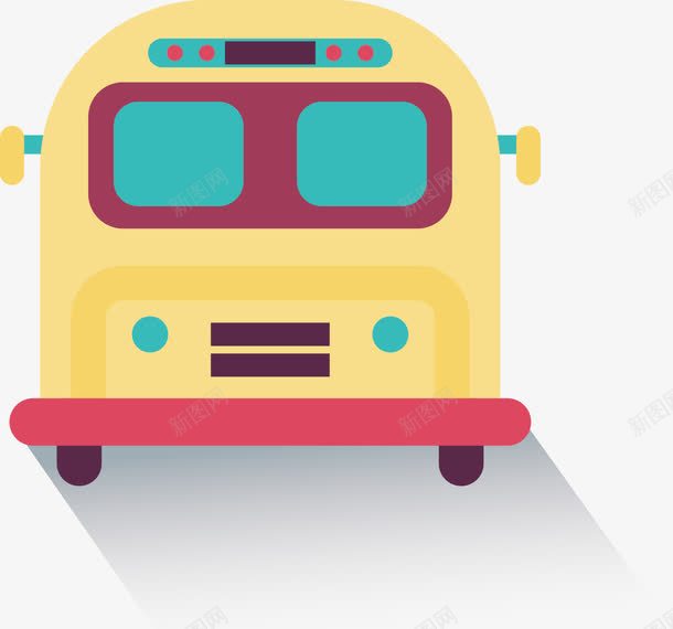 公共汽车png免抠素材_新图网 https://ixintu.com 学习 学习用品 学生 教育 科教