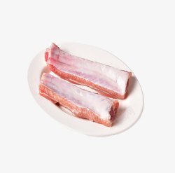产品实物生鲜猪肋排两根素材
