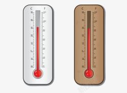 温度测量计简约温度计矢量图高清图片