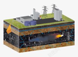 燃烧的空气电站原料污染高清图片