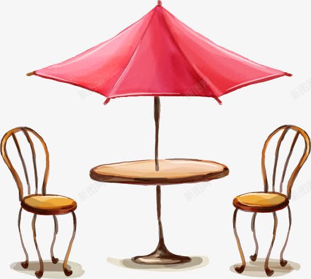 室外茶座png免抠素材_新图网 https://ixintu.com 休闲 伞 咖啡馆室外桌椅 室外 桌椅 茶座