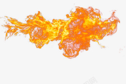 炫酷科技海报熊熊烈火燃烧在空中高清图片