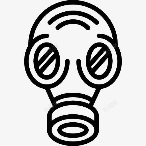 防毒面具图标png_新图网 https://ixintu.com 均匀 战争 核辐射 武器 污染 防护