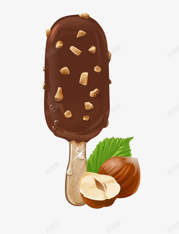 巧克力冰棍png免抠素材_新图网 https://ixintu.com 冰淇淋 巧克力冰棍 矢量冰棍 雪糕 高清
