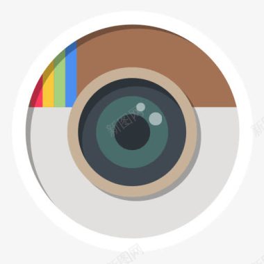 相机Instagram跟我图标图标