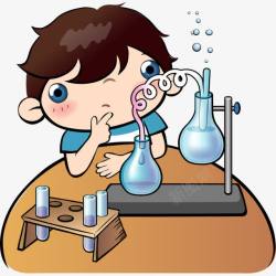 做实验的小学生小学生高清图片