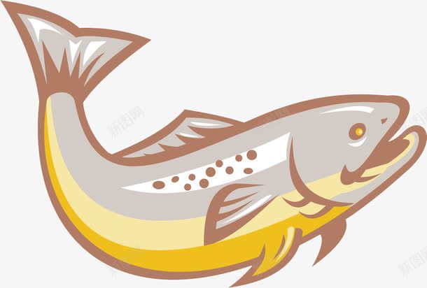 有质感的黄色小鱼png免抠素材_新图网 https://ixintu.com 卡通 小鱼 形状 质感 黄色