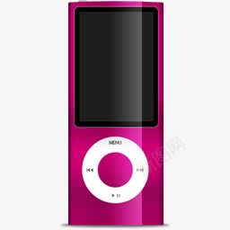 iPodnano红色图标png_新图网 https://ixintu.com ipod magenta mp3 nano player 球员 纳米