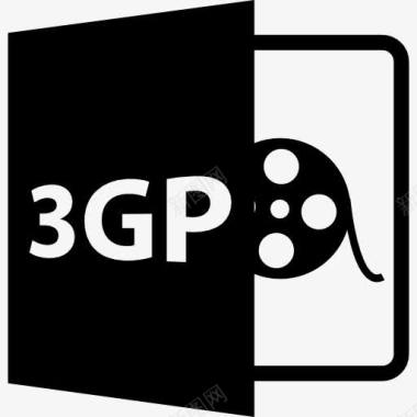 3GP文件格式符号图标图标