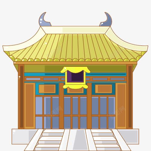 卡通中式建筑png免抠素材_新图网 https://ixintu.com 中国风 中式建筑 免抠图 美图