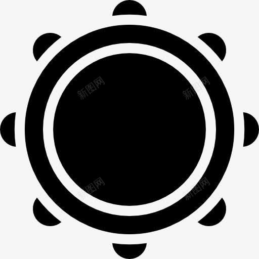 铃鼓图标png_新图网 https://ixintu.com 乐器 手鼓 打击乐器 音乐 音乐和多媒体 顺口溜