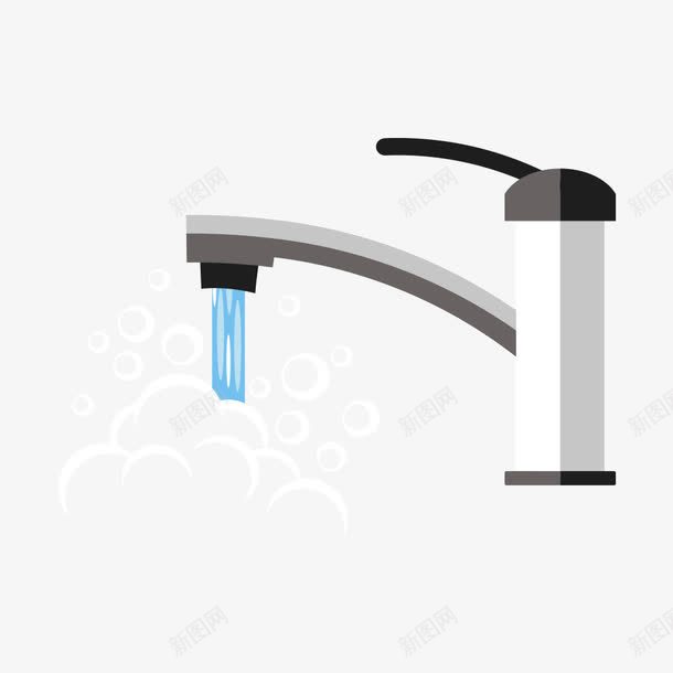 水龙头psd免抠素材_新图网 https://ixintu.com 不锈钢 水龙头 生活 素材