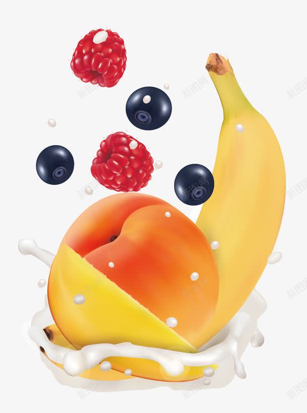 创意水果香蕉png免抠素材_新图网 https://ixintu.com 创意 水果 舞动 苹果 荔枝 香蕉