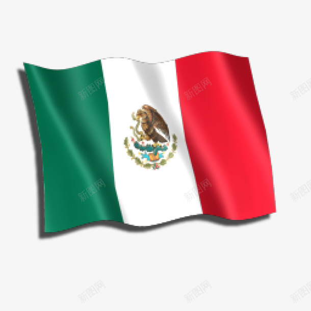 墨西哥国旗矢量图图标ai_新图网 https://ixintu.com 国旗图片 墨西哥 墨西哥国旗 矢量图