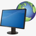 计算机网络图标png_新图网 https://ixintu.com 地球 显示器 电脑 网络 计算机