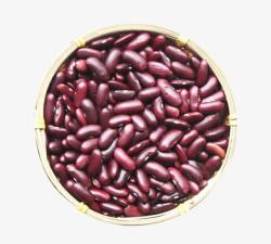 晒干豆子光洁的红腰豆高清图片