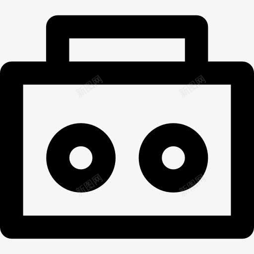 无线图标png_新图网 https://ixintu.com 便携 技术 无线 电子盒 音乐 音乐播放器