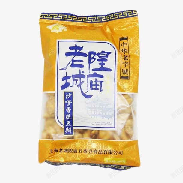 老城隍庙沙爹香脆豆瓣png免抠素材_新图网 https://ixintu.com 上海特产 产品实物 好吃美味 豆类