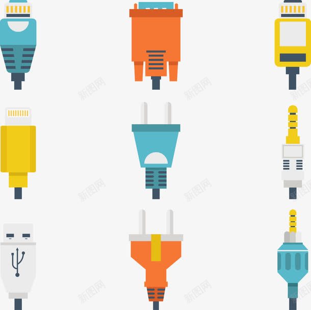 USB插头png免抠素材_新图网 https://ixintu.com USB插头 电源插头