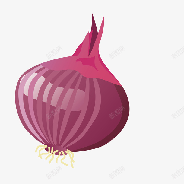 水彩葱蒜png免抠素材_新图网 https://ixintu.com 卡通 植物 水彩 洋葱 紫色 葱蒜 蔬菜 食物