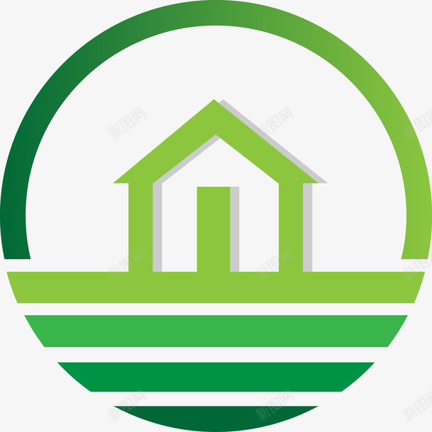 绿色社区标志图图标png_新图网 https://ixintu.com 图标 彩色logo 彩色图标 彩色社区图标 标志 社区 社区logo 社区标志 绿色
