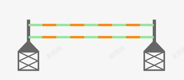 彩色卡通栏杆拦截冲刺png免抠素材_新图网 https://ixintu.com 冲刺 卡通栏杆 彩色栏杆 拦截 矢量栏杆