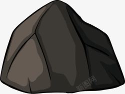 山行小山黑色岩石纹理高清图片