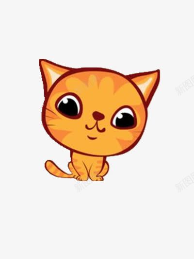 大眼睛的猫png免抠素材_新图网 https://ixintu.com 动物 卡通 可爱 呆萌