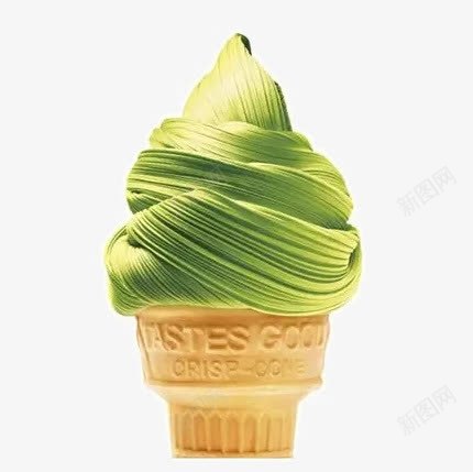 毛线纹理png免抠素材_新图网 https://ixintu.com 创意 抹茶味 甜筒 线 绿色