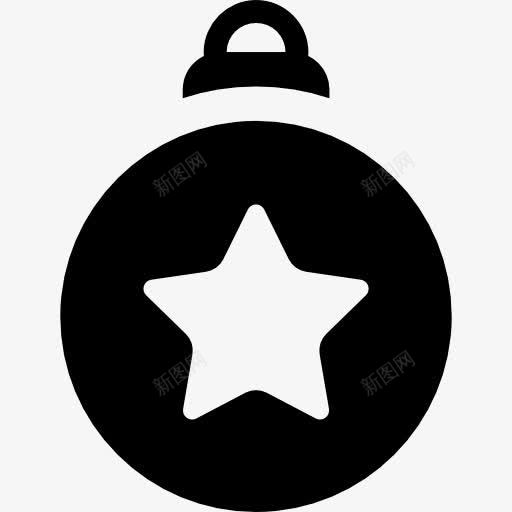 圣诞树上的球图标png_新图网 https://ixintu.com 建筑物 星 树 球 装饰