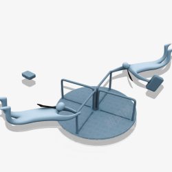 商务转盘3D小人高清图片