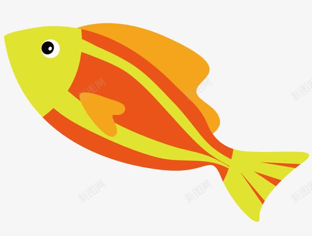 一条金色的鱼png免抠素材_新图网 https://ixintu.com 一条鱼 动物 卡通 海洋里的鱼 金色的鱼 鱼