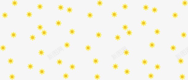 黄色小花图案矢量图ai免抠素材_新图网 https://ixintu.com 元素 图案 墙纸 小花 布花 底纹 素材 花 花布图案 花朵 花纹 装饰 设计 黄色 矢量图
