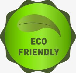 环境保护图案简约绿色eco标签高清图片