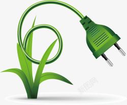 绿色电源环保能源素材