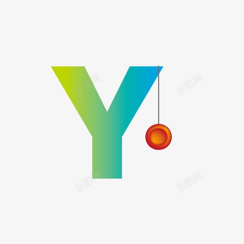Ypng免抠素材_新图网 https://ixintu.com 卡通 大写字母 球