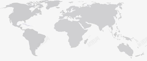 世界地图png免抠素材_新图网 https://ixintu.com PPT 商务 地图 模版