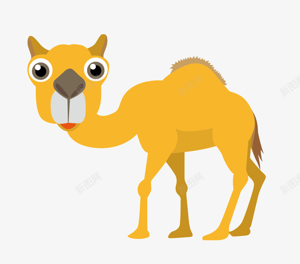 卡通手绘可爱骆驼png免抠素材_新图网 https://ixintu.com 卡通动物 卡通骆驼 可爱骆驼 手绘骆驼 骆驼png