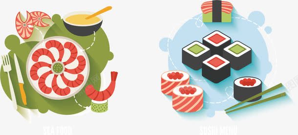 创意扁平化卡通png免抠素材_新图网 https://ixintu.com 创意设计 卡通素材 扁平化 食物 餐饮