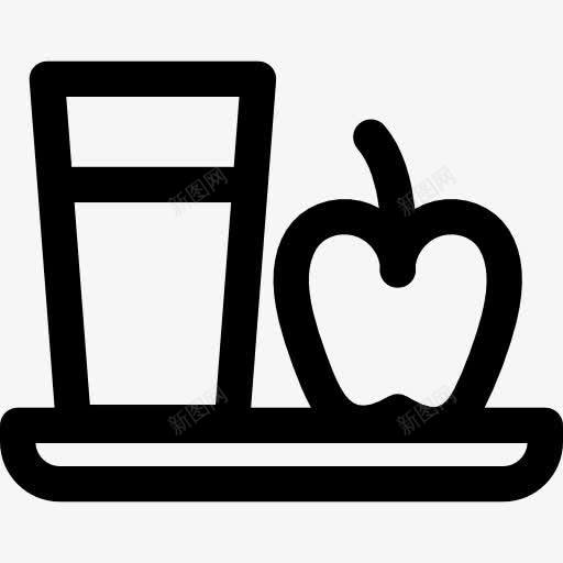 饮食图标png_新图网 https://ixintu.com 水 苹果 食物 饮食