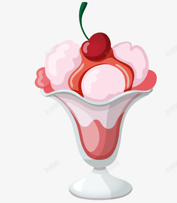 卡通手绘冰淇淋图形png免抠素材_新图网 https://ixintu.com 免抠 冰淇淋 卡通 图形 手绘 素材