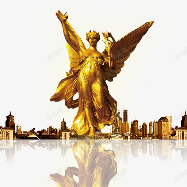 铜雕塑png免抠素材_新图网 https://ixintu.com 城市 城市中央 铜塑 雕塑