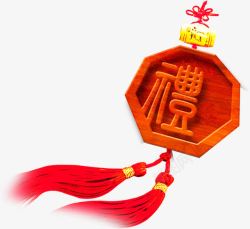 礼红色中国结装饰中秋素材