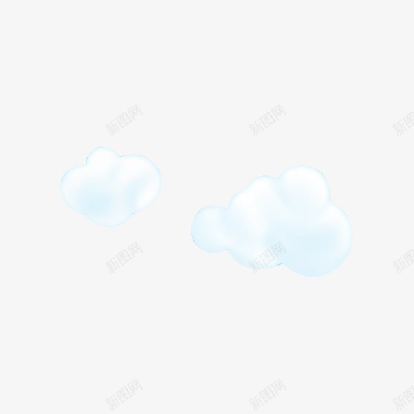手绘卡通云朵png免抠素材_新图网 https://ixintu.com 云朵 卡通云朵 手绘云朵