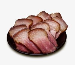 切片腊肉素材