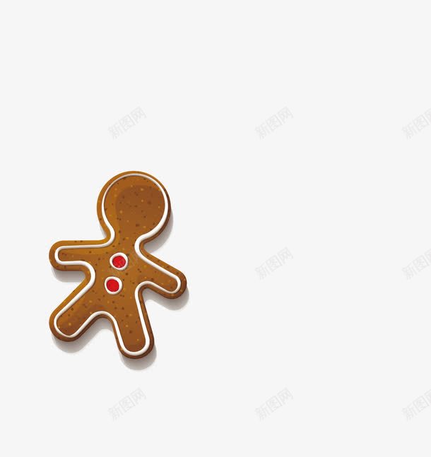 节日人形装饰饼干png免抠素材_新图网 https://ixintu.com 可爱 圣诞节 节日 饼干矢量图
