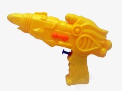 儿童玩具水枪黄色素材