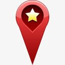 最喜欢的位置销明星开始地图图标png_新图网 https://ixintu.com Favorite location pin star start 位置 开始 明星 最喜欢的 销