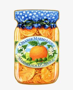 橙子罐头素材