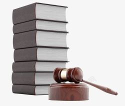 书锤子法律法典一叠书与律师锤子高清图片